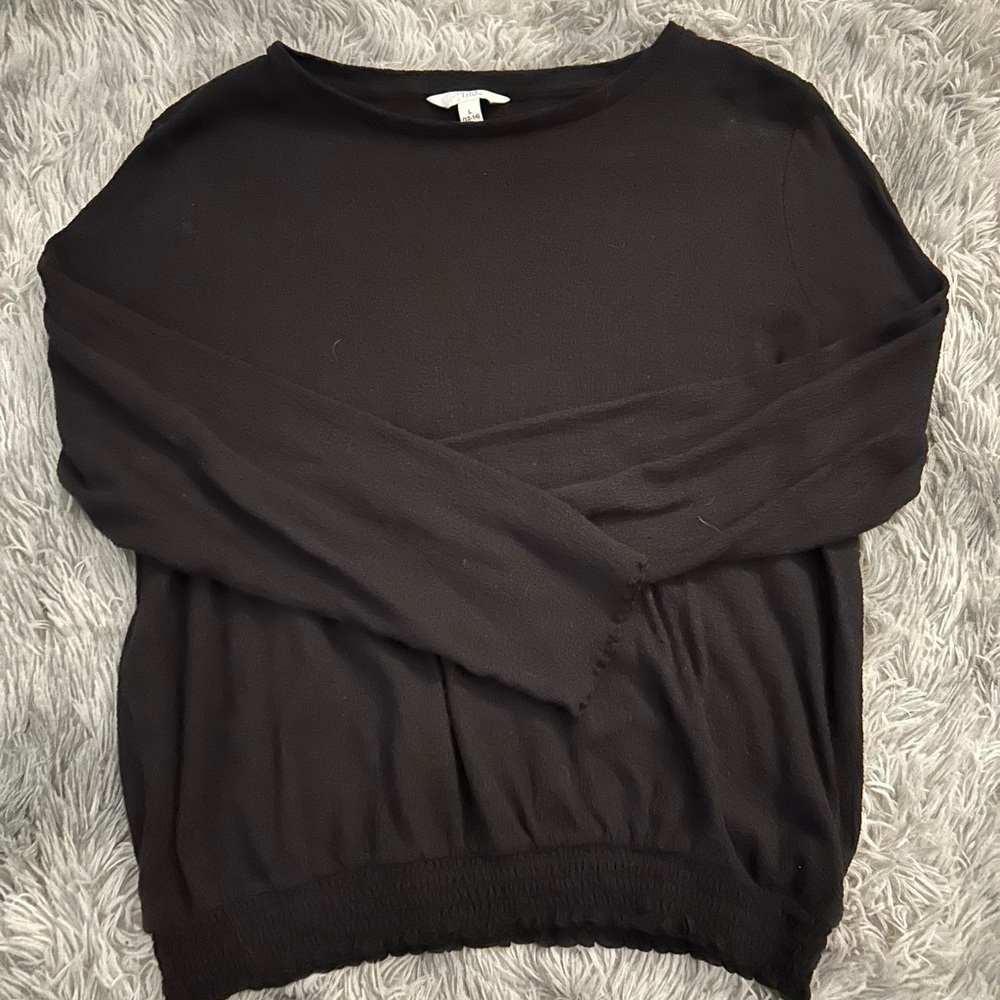 Time and Tru Classic Black Sweater